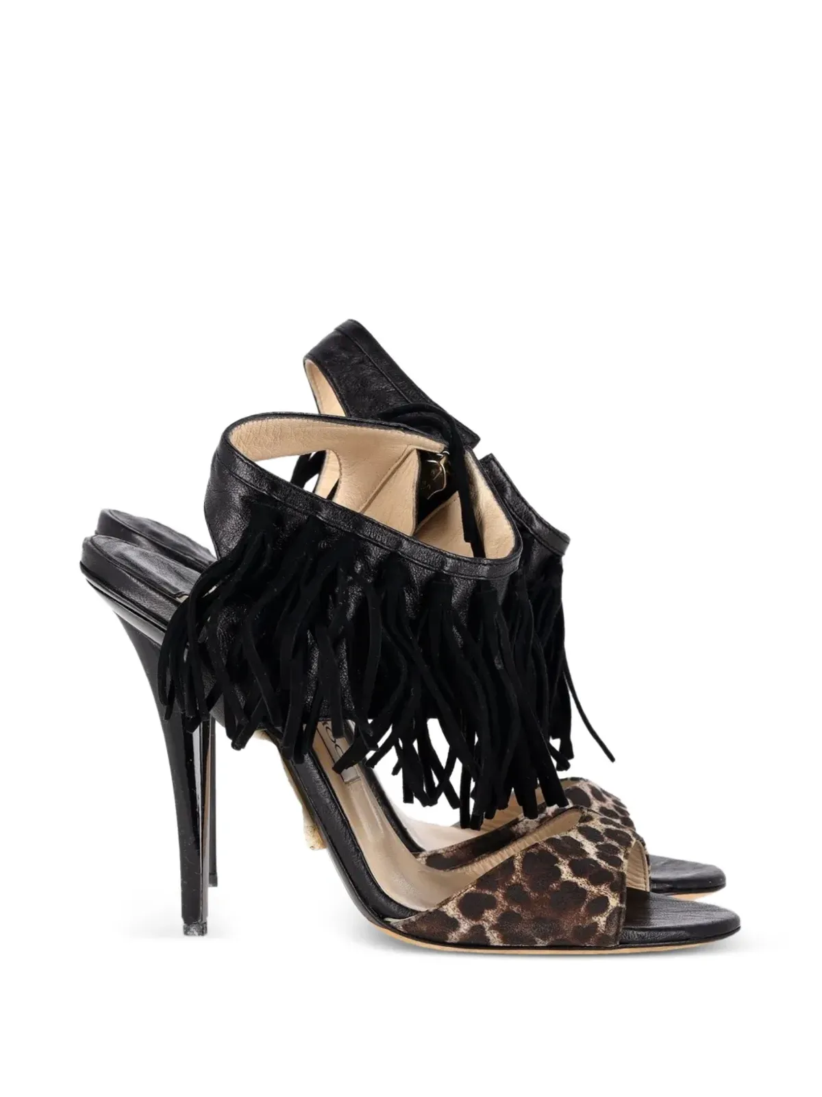Jimmy Choo ビンテージ フリンジサンダル - 画像2