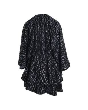 Zadig&Voltaire ベロアのフリル付きミニドレス - ブラック - サムネイル2