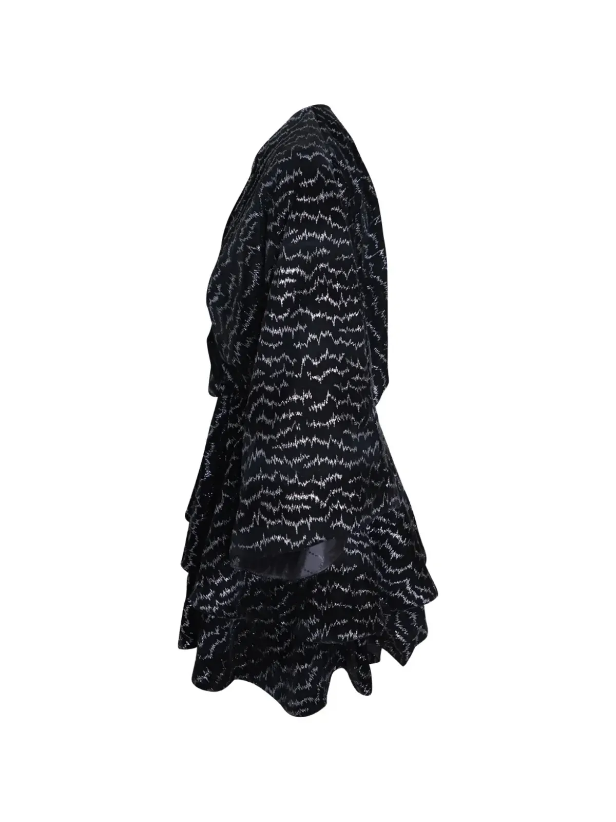 Zadig&Voltaire ベロアのフリル付きミニドレス - ブラック - 画像3