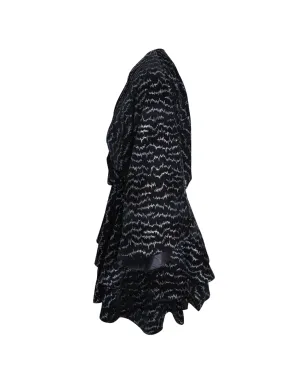 Zadig&Voltaire ベロアのフリル付きミニドレス - ブラック - サムネイル3