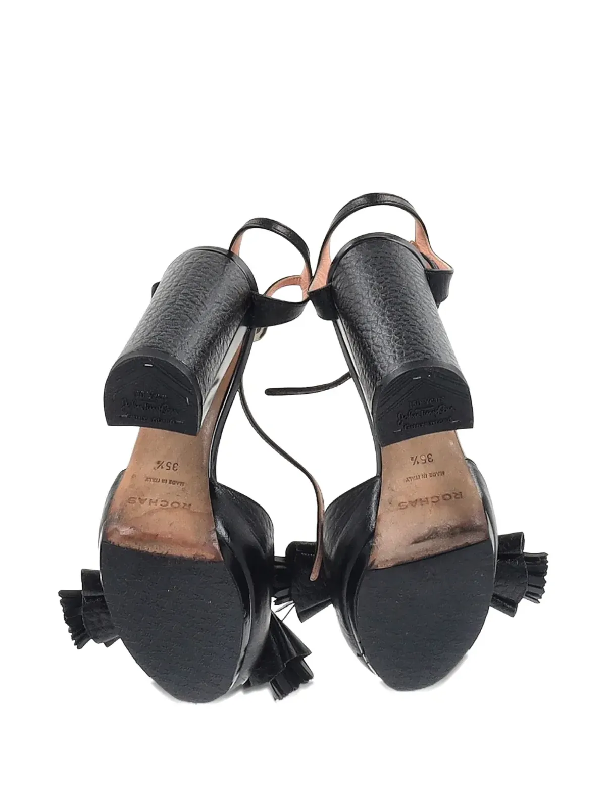 Rochas Vintage タッセルディテールサンダル - 画像5