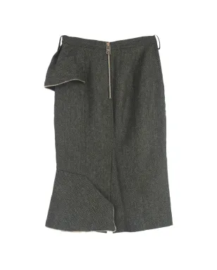 Burberry Pre-Owned フリル付きペンシルミディスカート - サムネイル2