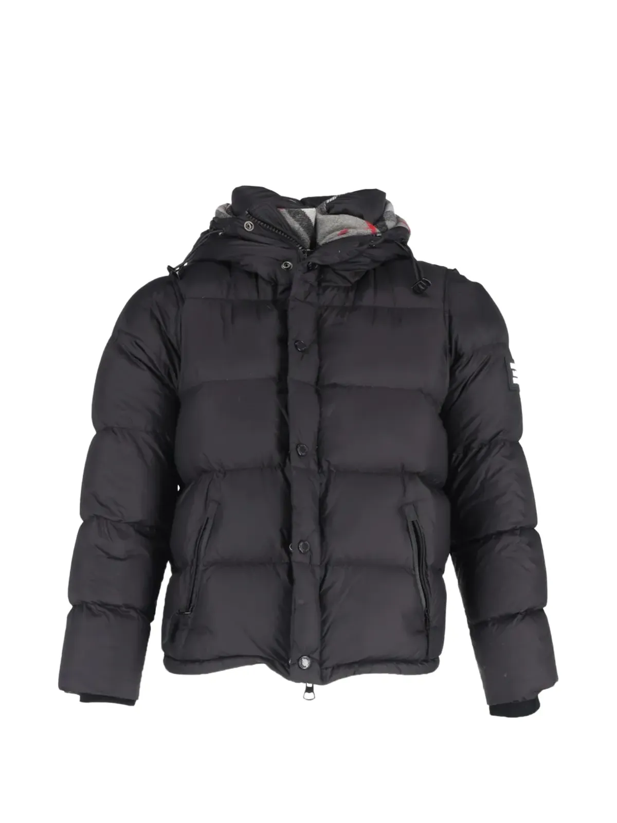 Burberry Pre-Owned ロゴアップリケ パファー ジャケット - 画像1