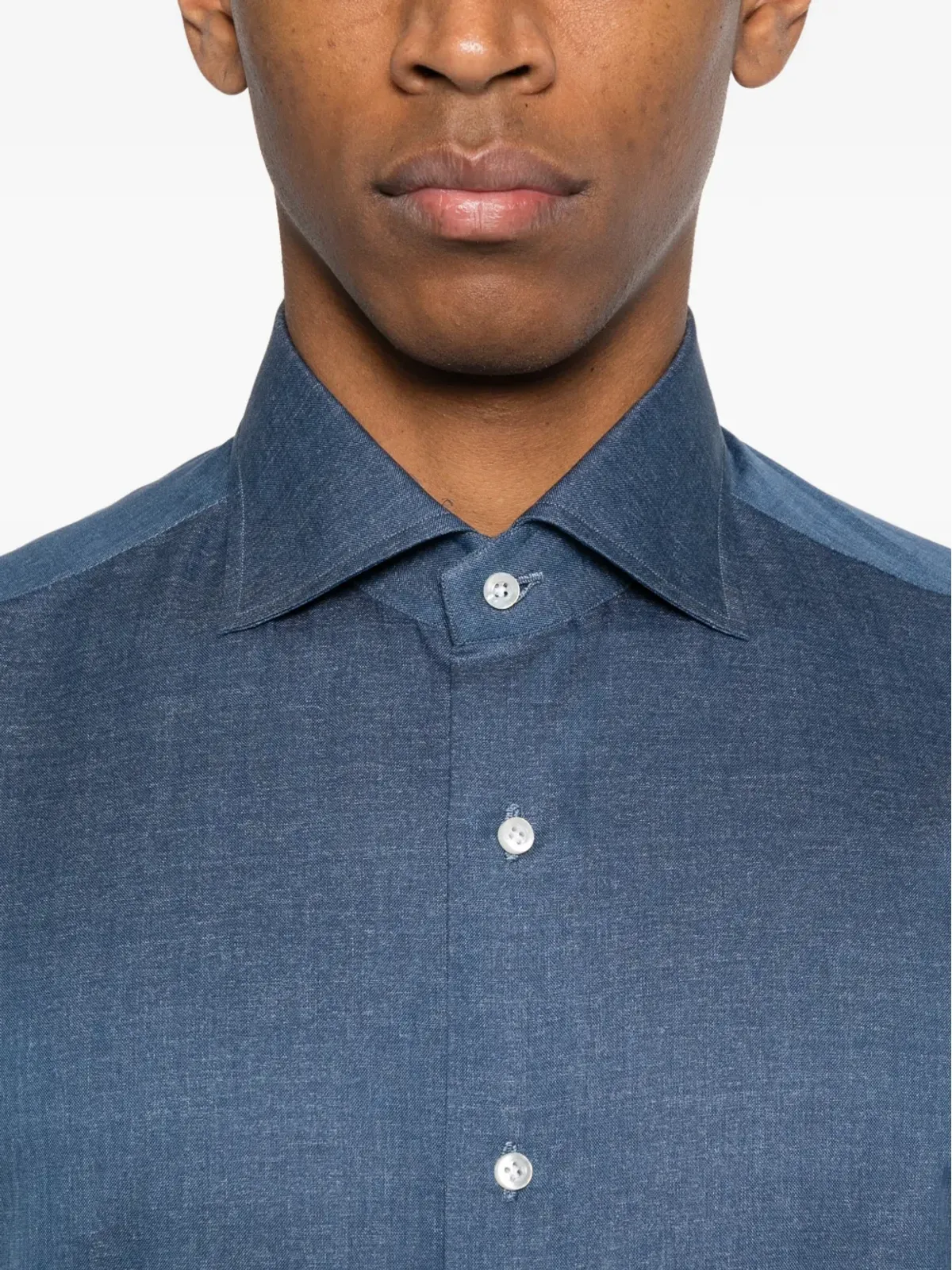 Isaia ボタン留めシャツ - 画像5