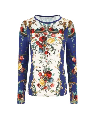 alice + olivia Delaina 花柄プリント Tシャツ - サムネイル1