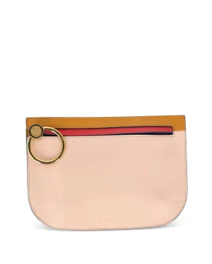Marni Pre-Owned ジップファスナーリングディテールのクラッチバッグ - ピンク - サムネイル1