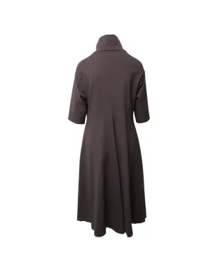 Jil Sander Pre-Owned タートルネックAラインドレス - サムネイル2