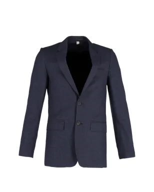 Burberry Pre-Owned チェック柄 シングルブレスト ブレザー（ブルー） - サムネイル1