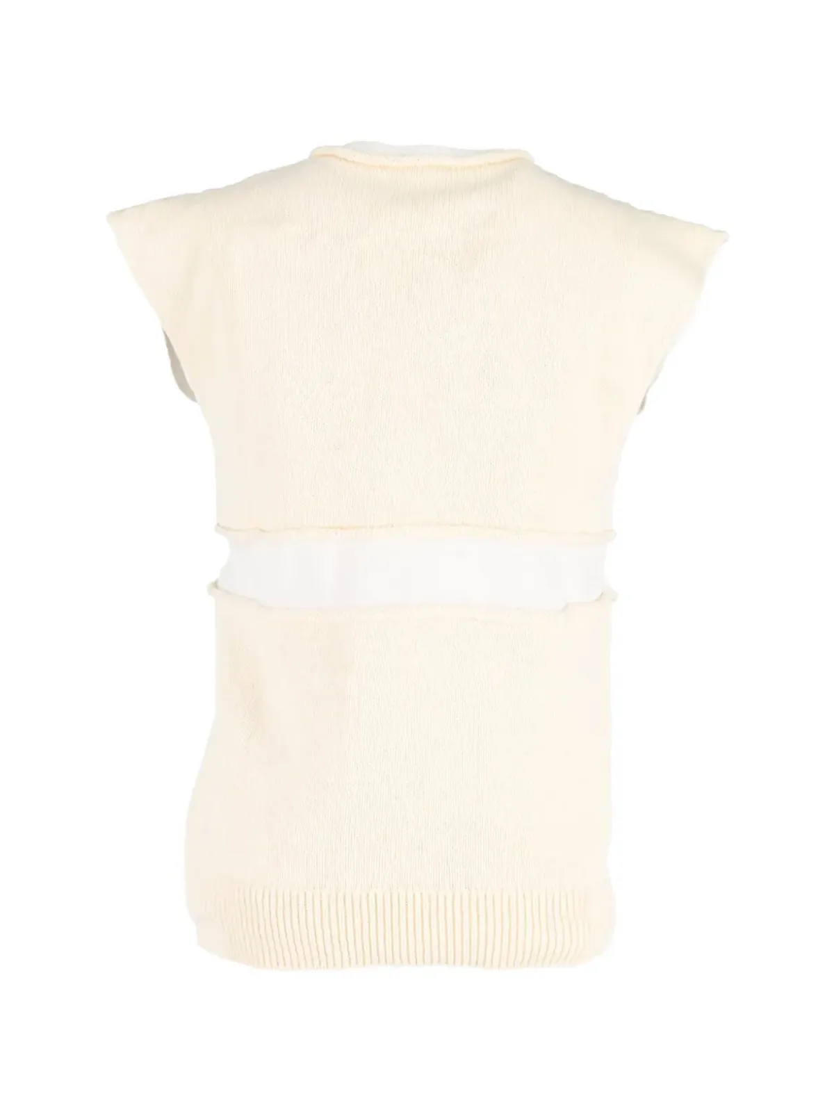 Jil Sander Pre-Owned レイヤードニットベスト - 画像2