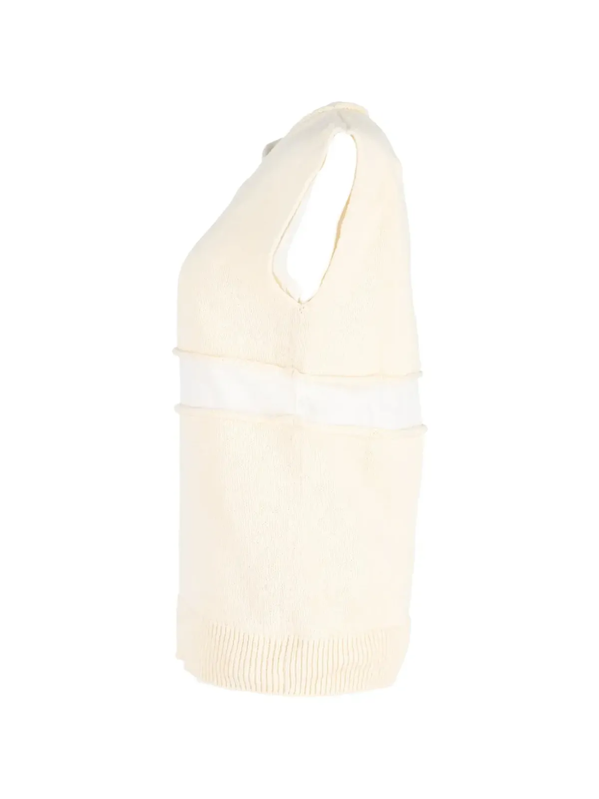 Jil Sander Pre-Owned レイヤードニットベスト - 画像3