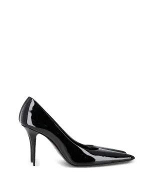 Saint Laurent Pre-Owned Norma patent pumps - Black - サムネイル1