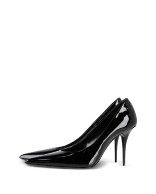 Saint Laurent Pre-Owned Norma patent pumps - Black - サムネイル2