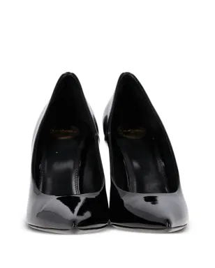 Saint Laurent Pre-Owned Norma patent pumps - Black - サムネイル3