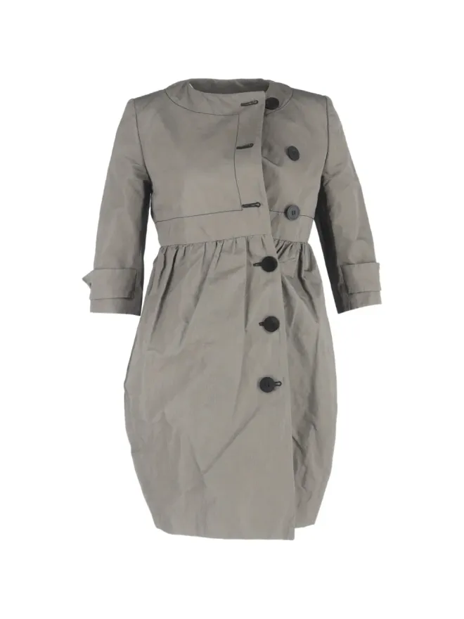 Stella McCartney Pre-Owned Stella McCartney Pre-Owned ノーカラー・フレアコートの商品画像