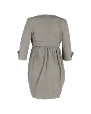 Stella McCartney Pre-Owned ノーカラー・フレアコート - サムネイル2