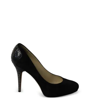 Jimmy Choo ビンテージ 蛇柄ヒールパンプス - ブラック - サムネイル1