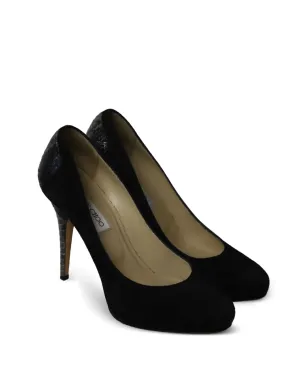 Jimmy Choo ビンテージ 蛇柄ヒールパンプス - ブラック - サムネイル2
