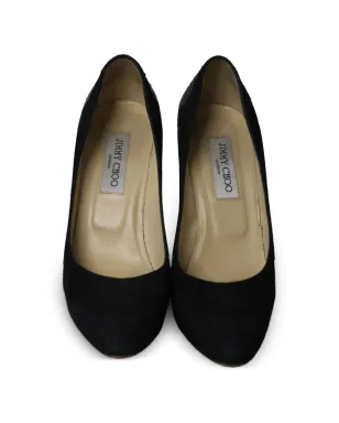 Jimmy Choo ビンテージ 蛇柄ヒールパンプス - ブラック - サムネイル4