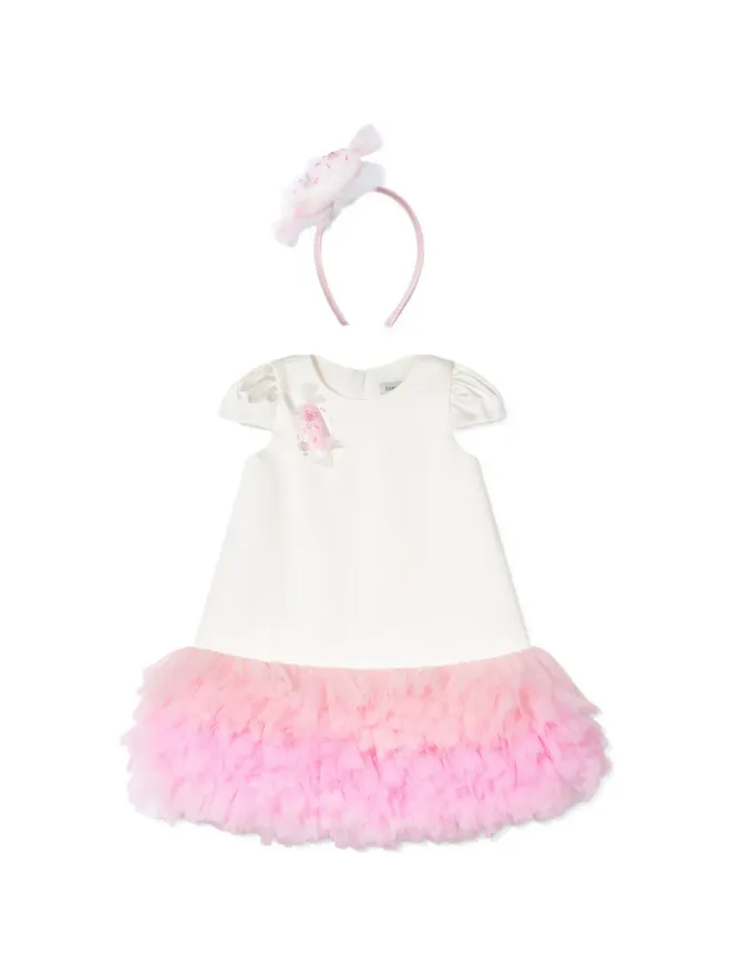 Dress & Fleur Dress & Fleur チュールトリムドレスセット - Whiteの商品画像