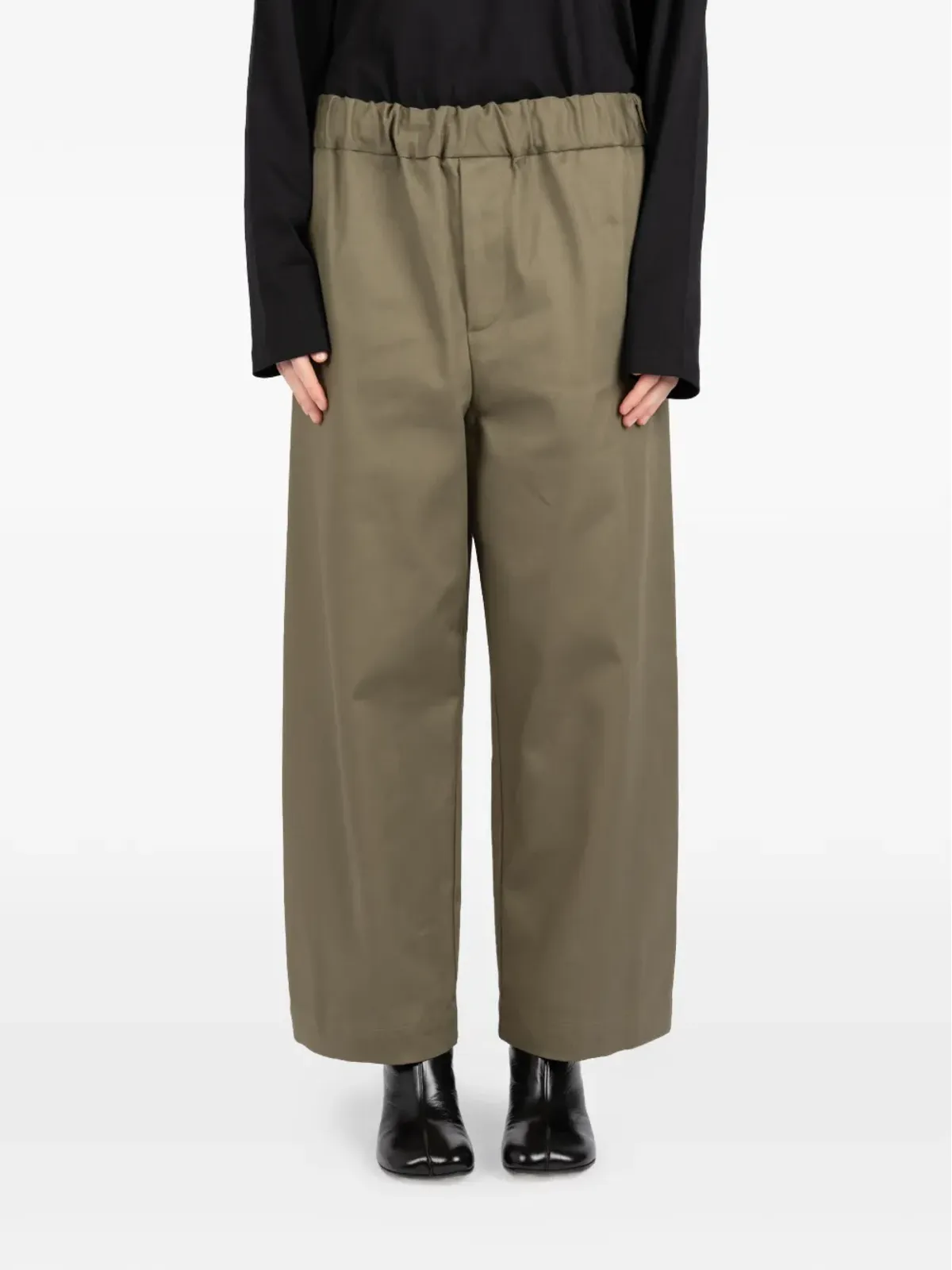 Société Anonyme クロップド ウエストゴムパンツ - 画像4