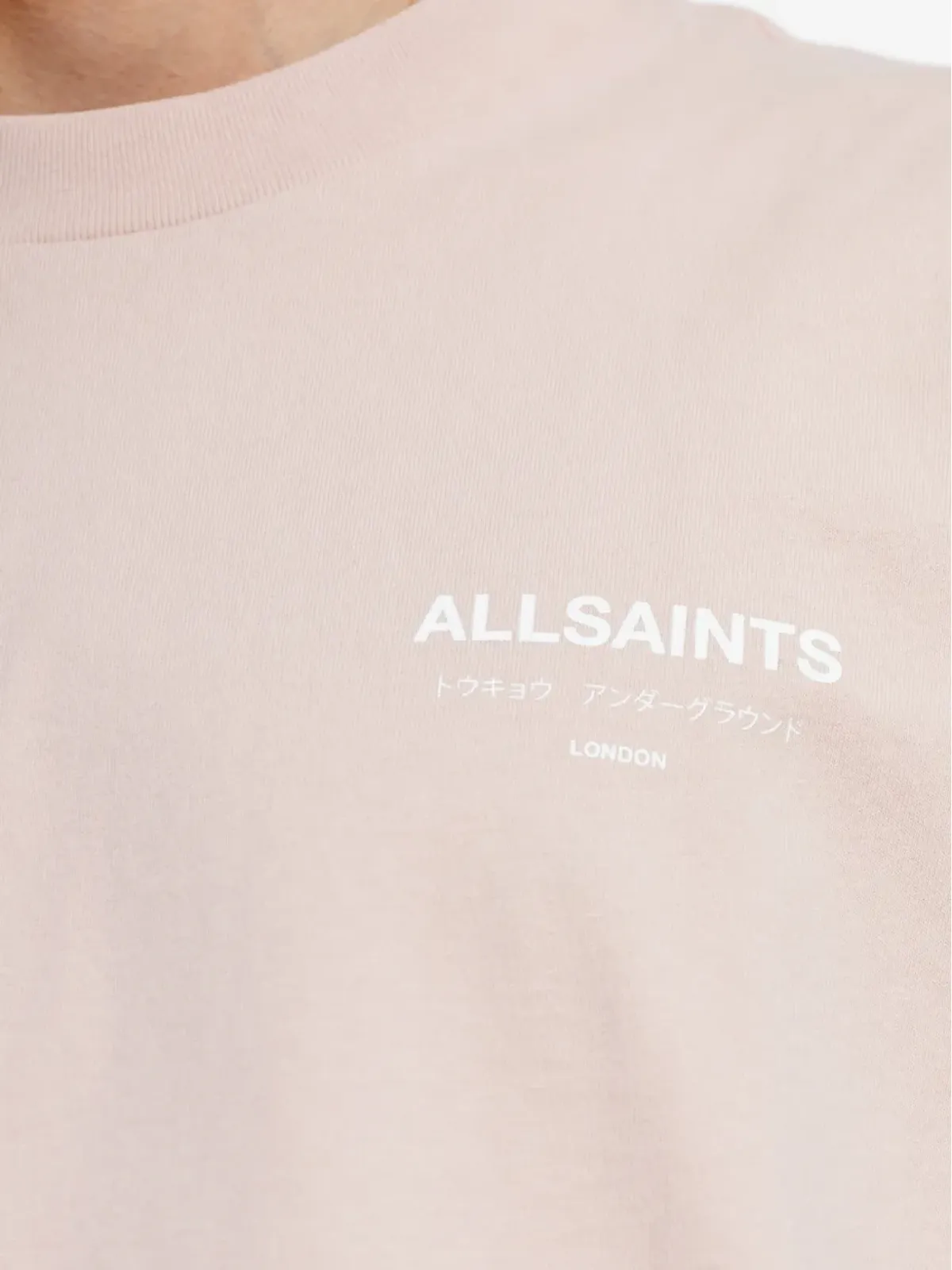 AllSaints アンダーグラウンド プリントロゴTシャツ - ピンク - 画像5