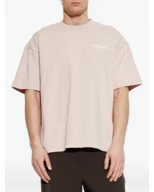 AllSaints アンダーグラウンド プリントロゴTシャツ - ピンク - サムネイル3