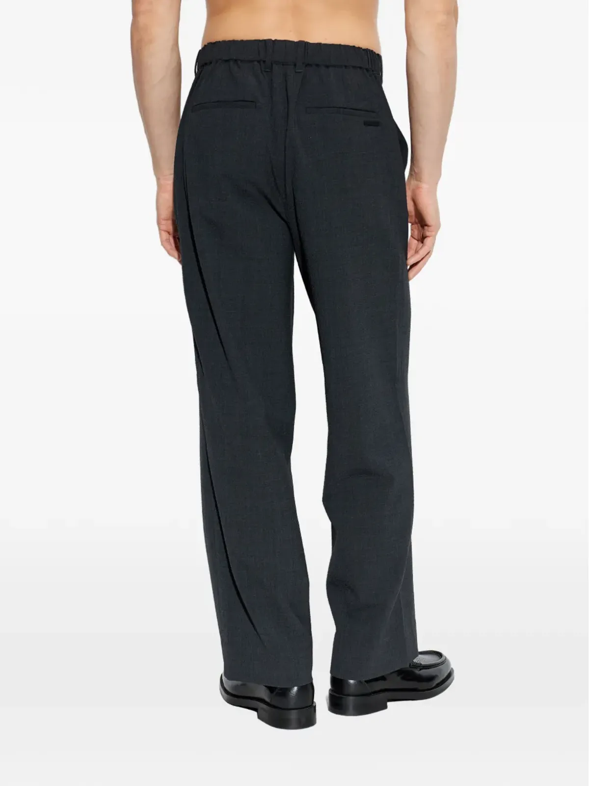 AllSaints ストレートパンツ グレー - 画像4