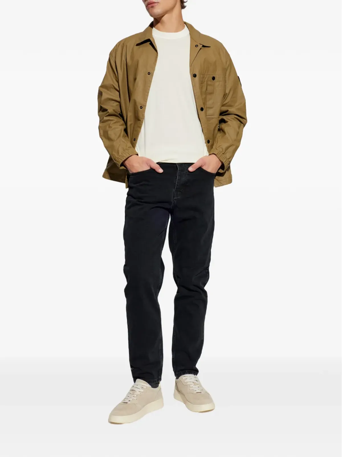 Stone Island ボタン付きポケットオーバーシャツ - 画像2