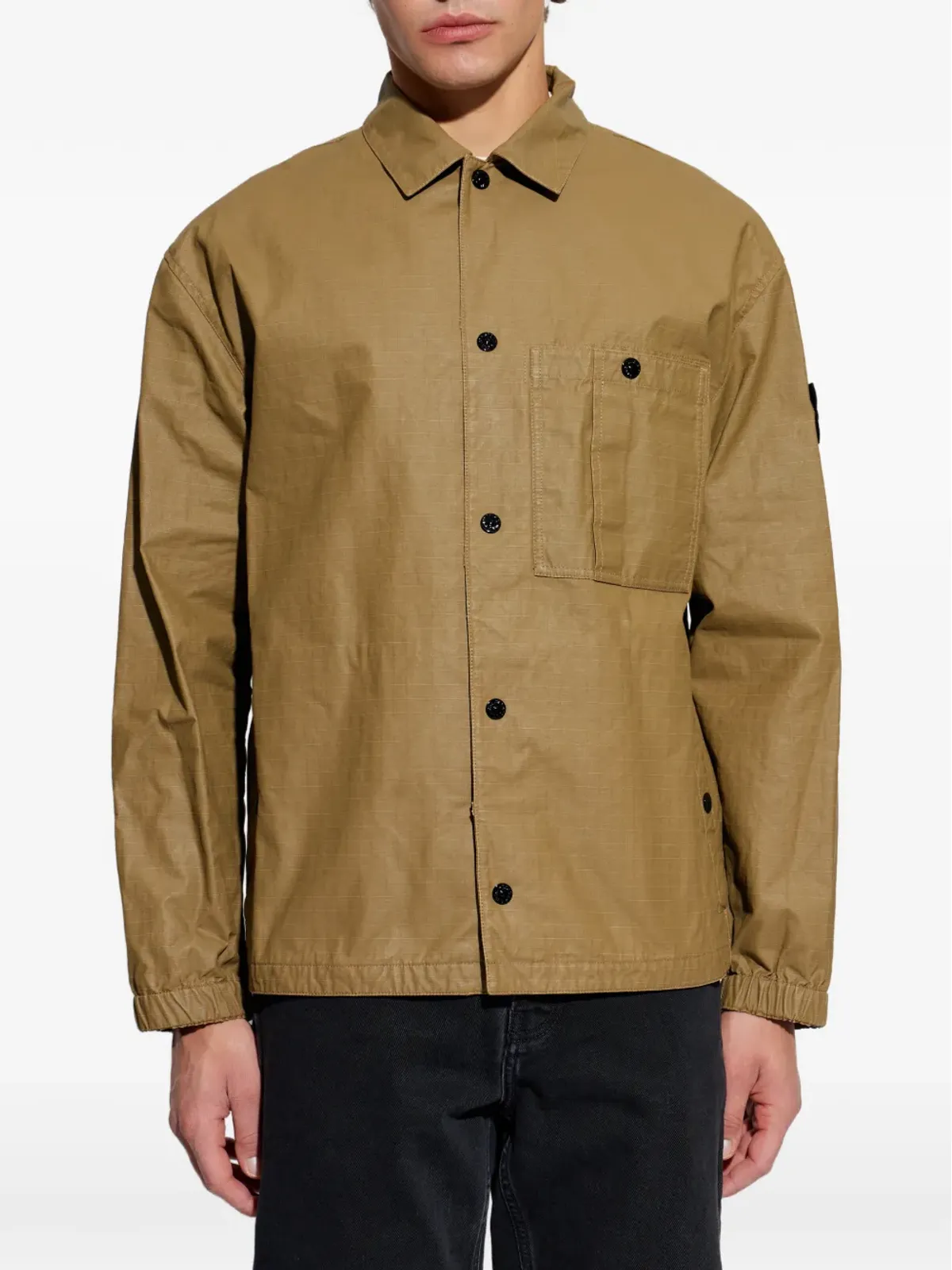 Stone Island ボタン付きポケットオーバーシャツ - 画像3
