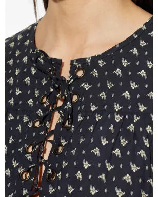 MARANT ÉTOILE Dianga レースアッププリントトップ - サムネイル5