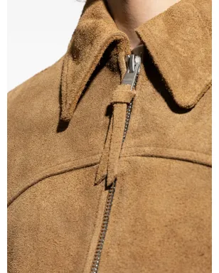 AllSaints デルコット ジップド スエード ジャケット - サムネイル5