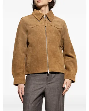 AllSaints デルコット ジップド スエード ジャケット - サムネイル3