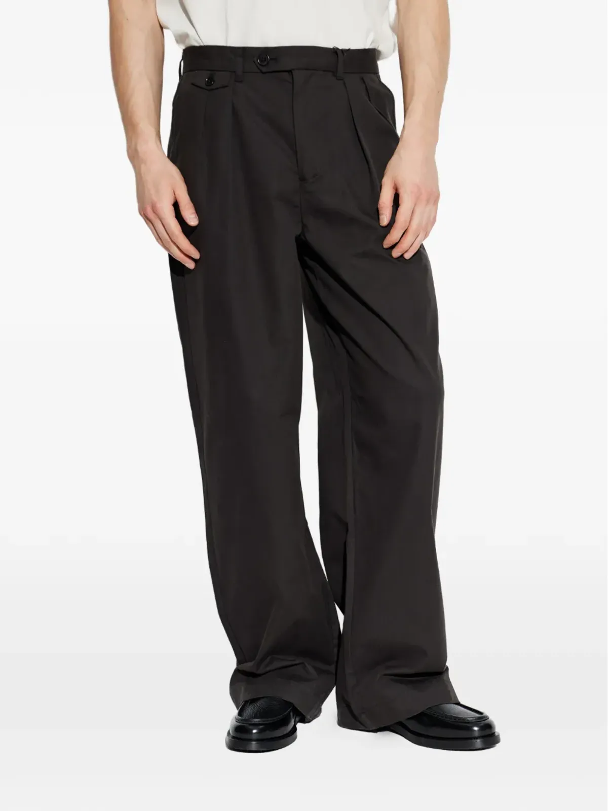 AllSaints Conway プリーツパンツ - 画像3