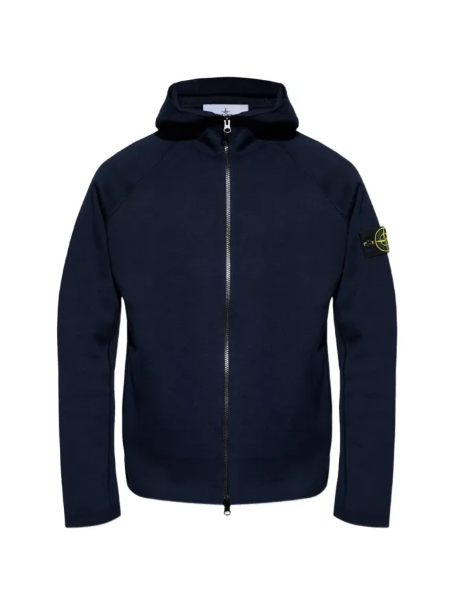 Stone Island Stone Island ジップアップフードパーカー - Blueの商品画像