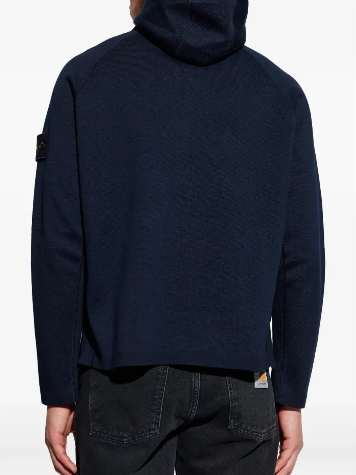 Stone Island ジップアップフードパーカー - Blue - 画像4