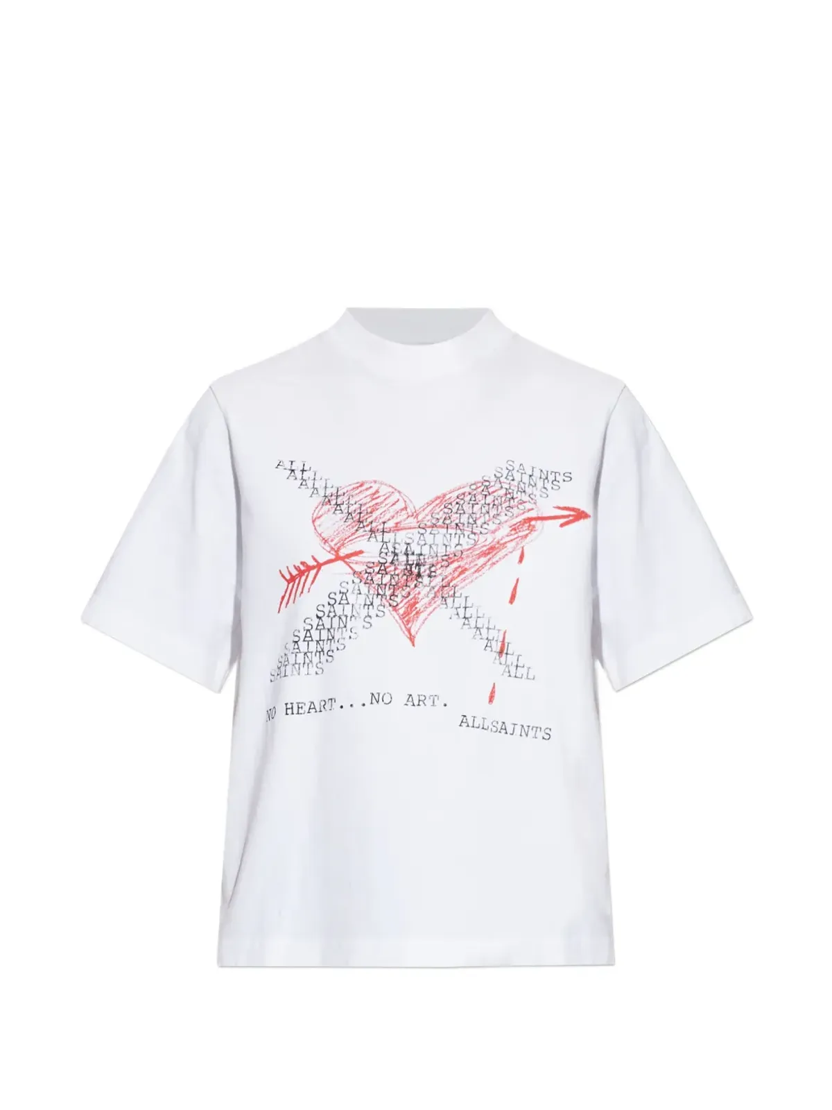AllSaints Heartache Lisa Tシャツ - 画像1