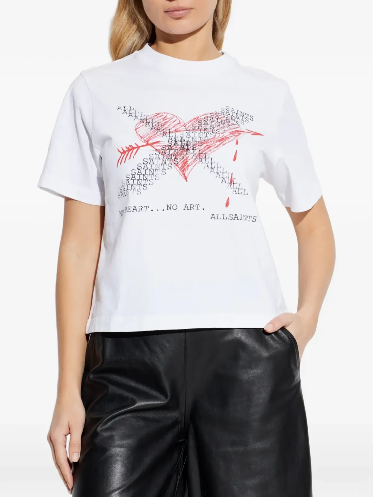 AllSaints Heartache Lisa Tシャツ - 画像3