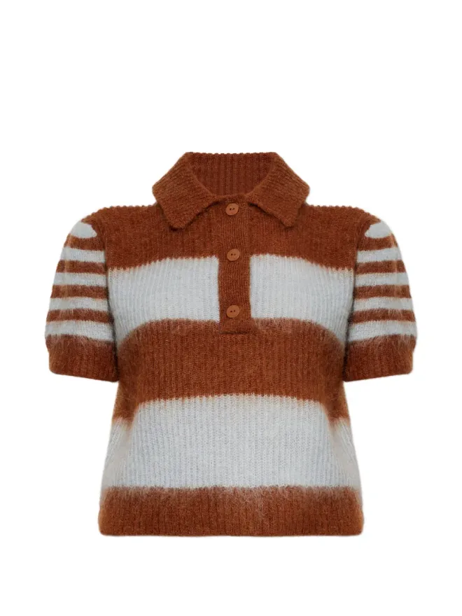 ALLSAINTS AllSaints ポロトップス（ストライプ柄）の商品画像