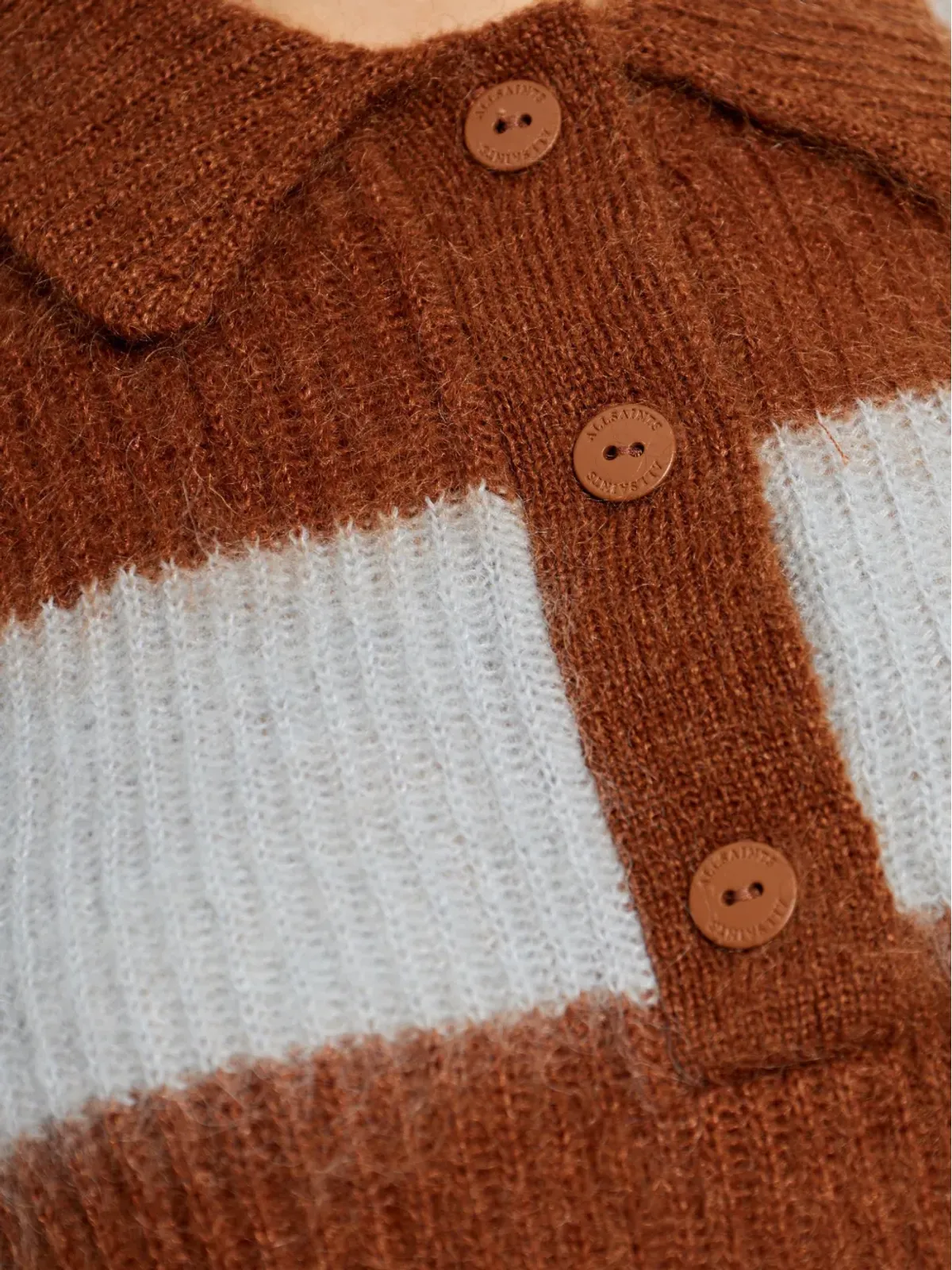 AllSaints ポロトップス（ストライプ柄） - 画像5