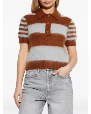 AllSaints ポロトップス（ストライプ柄） - サムネイル3