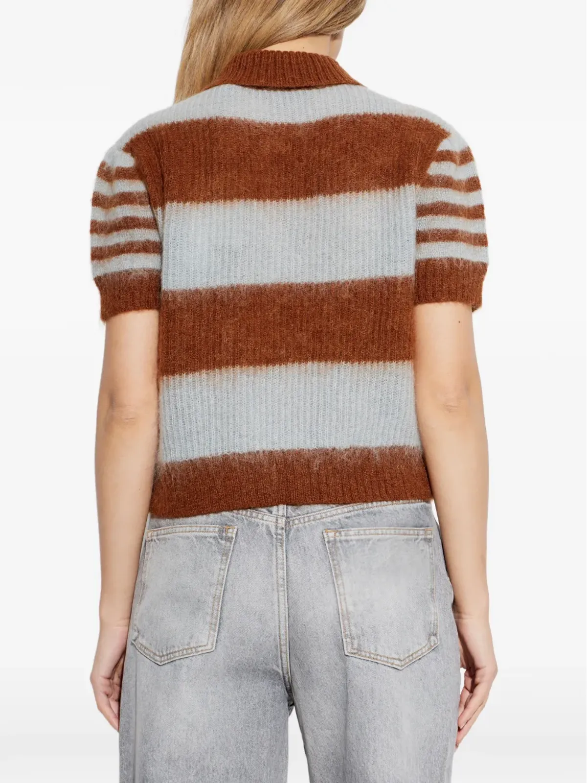 AllSaints ポロトップス（ストライプ柄） - 画像4