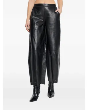AllSaints エッタ レザー トラウザー - サムネイル3