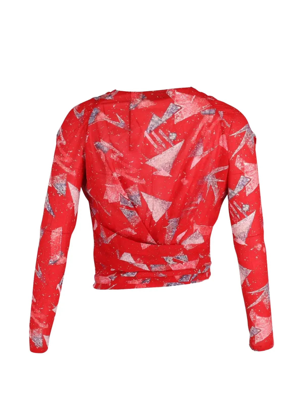 IRO Gabot graphic-print top - Red - 画像2