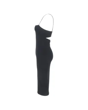 Pre-Owned Alexander Wang カットアウト・スリーブレスドレス - ブラック - サムネイル2