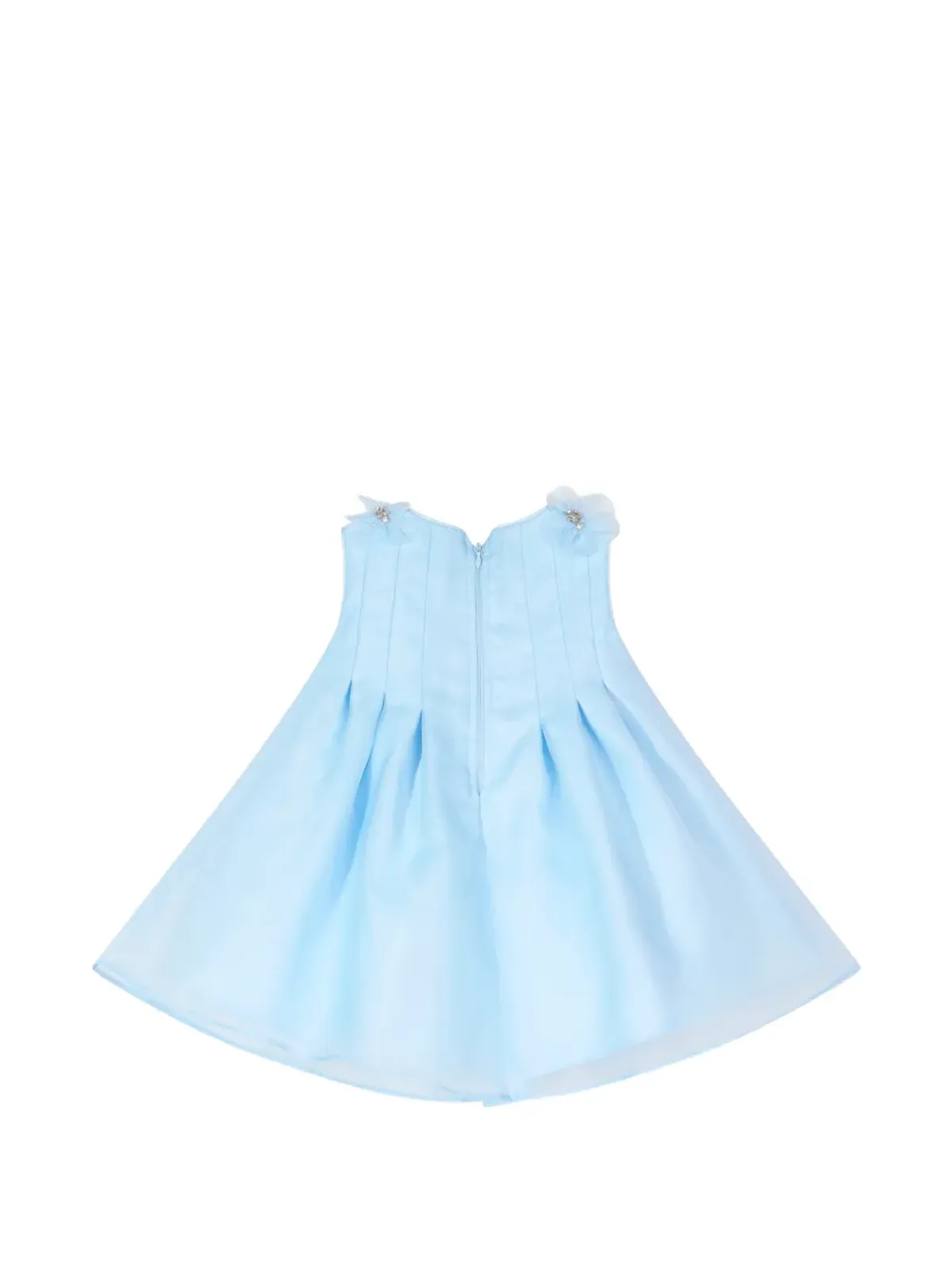 Dress & Fleur フローラルアップリケ付きドレスセット - ブルー - 画像3