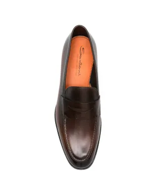 Santoni T50 ペニー・ディテール ローファー - サムネイル4
