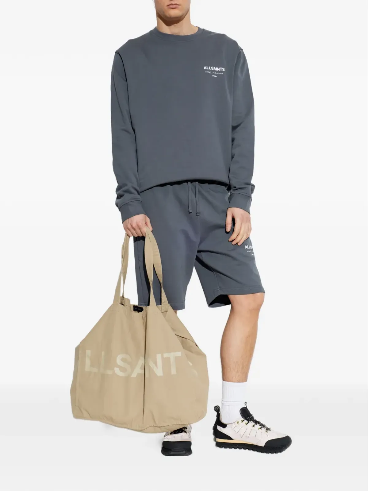 AllSaints アンダーグラウンド プリント スウェットシャツ - ブルー - 画像2