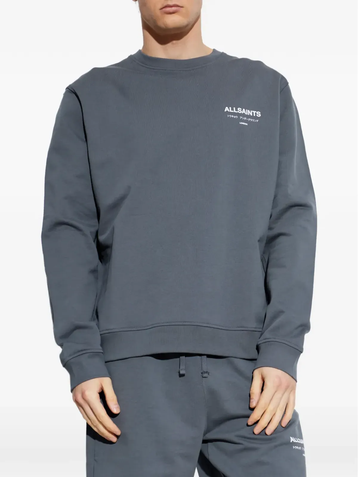 AllSaints アンダーグラウンド プリント スウェットシャツ - ブルー - 画像3