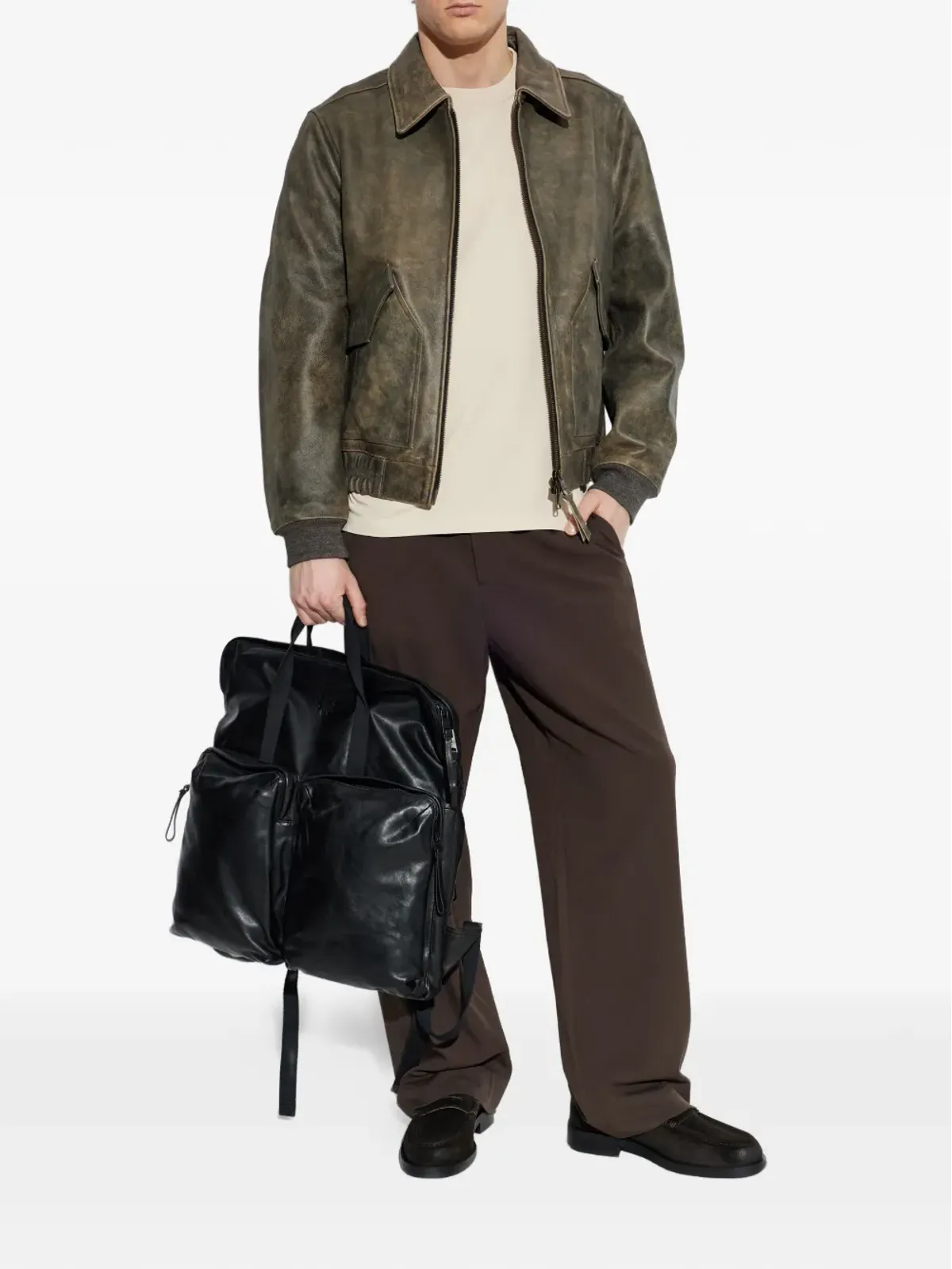 AllSaints マーランド アビエータージャケット - 画像2