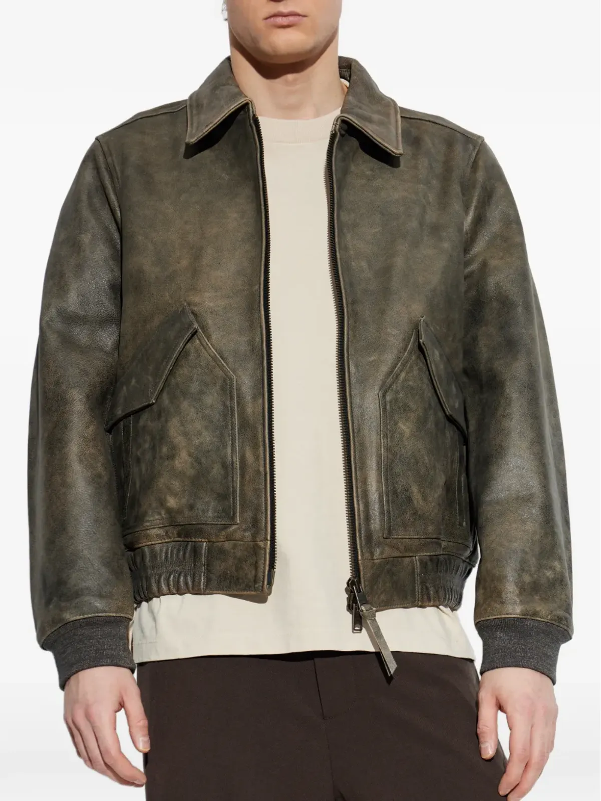 AllSaints マーランド アビエータージャケット - 画像3